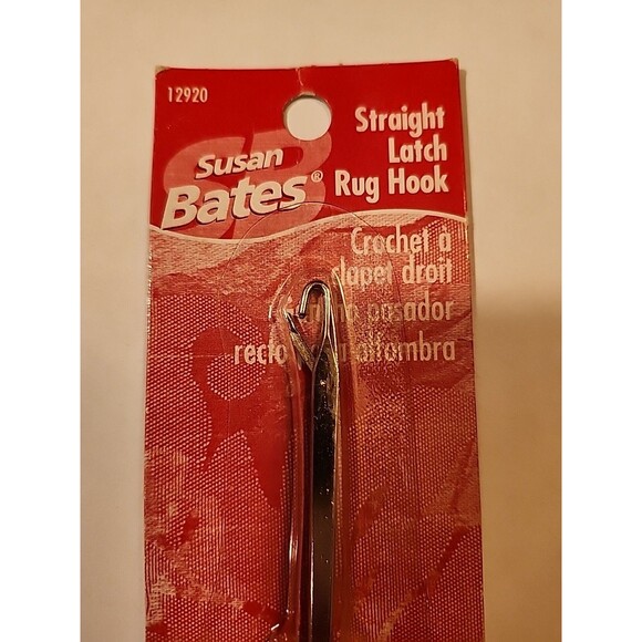 Susan Bates 12920 Straight Latch Hook 6.25"-Wood Handle - Picture 2 of 7